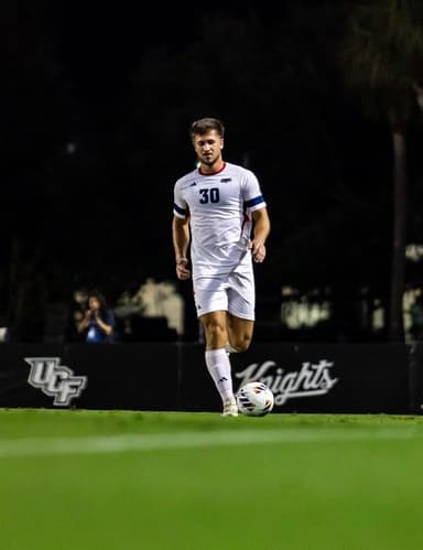 Jozo Cancar playing Division I soccer at Florida Atlantic
